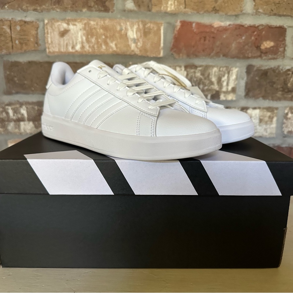 Adidas Grand Court 2.0 Classic White Sneakers